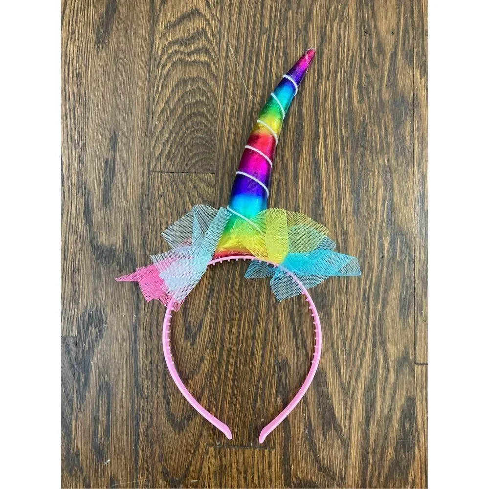 3/$30 Unicorn and Mermaid Sparkle Rainbow Girls  Headbands